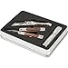 SHEFFIELD 3PCS TOOL SET WITH GIFT BOX ,WOOD FINISH 