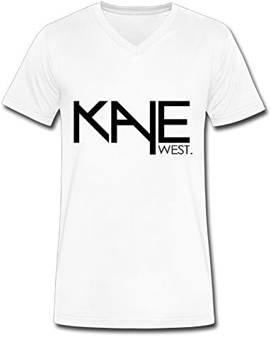 Best White V Neck T Shirt For Men The Saint Pablo Tour 2016 Kanye West Fan Logo