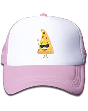 Dabbing Pizza Cartoon Baby AdjustableTrucker Visor Cap Infant Trucker Hat