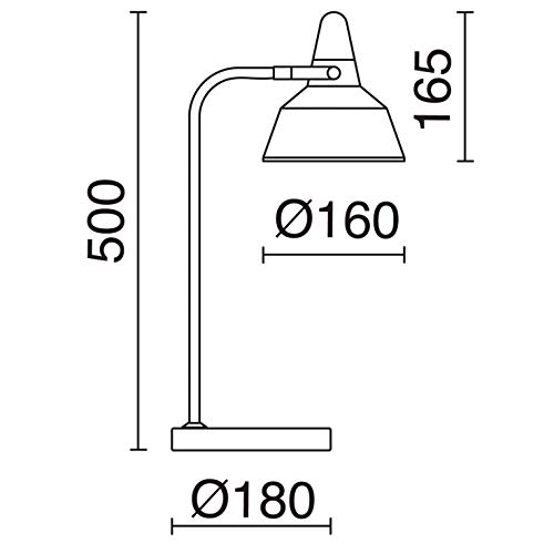 EXO Lighting - CLOÉ tafellamp steen grijs lampfitting E14 binnen IP20 tafellamp of bureaulamp ideaal voor slaapkamer en… - Afbeelding 4