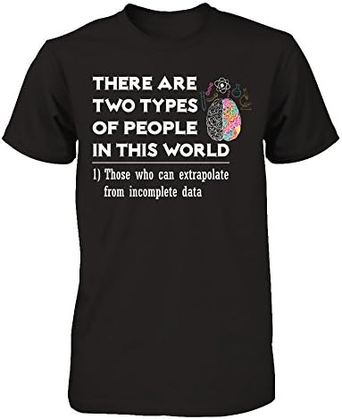 There Are Two Types Of People In This World T-Shirt Gildan - Short Sleeve Tee Black XX-Large
