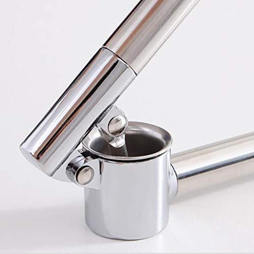 SMALLE ◕‿◕ Garlic Press Stainless Steel, Home Kitchen Tool Improved Version Garlic Press Stainless Steel