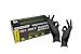 Infi-Touch - Black Nitrile Gloves, Hypoallergenic, 6 Mill Thickness, Disposable Gloves, Powder Free,Pack 100, Size X-Large