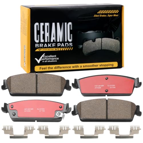 HECHENQICHE D1194 Rear Ceramic Brake Pads Kit Fit For Cadillac Escalade 2007-2014, For Chevrolet Avalanche 2007-2013, For Silverado 1500 2007-2013, For Suburban 1500 2007-2014, For Tahoe 07-14 at Amazon