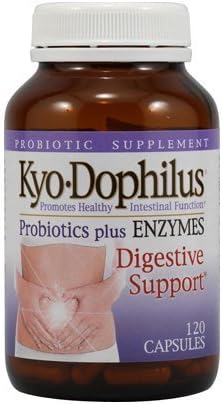 New - Kyolic Kyo-Dophilus Probiotics Plus Enzymes - 120 Capsules by Probiotics