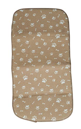Microfiber Non-Slip Pet Bowl Mat, 20 x 10 Inches, 1 Pack