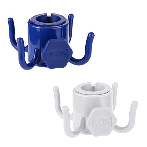 TAGVO Beach Umbrella Hanging Hook, 2 Pack Umbrella Hooks Hanger, 4