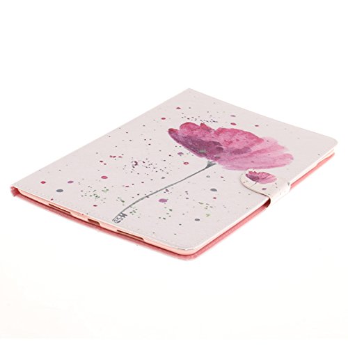 iPad Pro 10.5 Inch Case,LittleMax(TM) Synthetic Leather Flip Wallet Case Cover [Kickstand] Protective Shell for Apple iPad Pro 10.5 Inch 2017 Release [Free Cleaning Cloth,Stylus Pen]-04 Purple Orchid - Thumbnail 4
