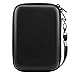 Lacdo Samsung T5 Case, 2-in-1 Hard Travel Case for Samsung T5 T3 Portable SSD 250GB 500GB 1TB 2TB USB 3.1 Type C External Solid State Drives EVA Shockproof Storage Carrying Protective Bag, Black