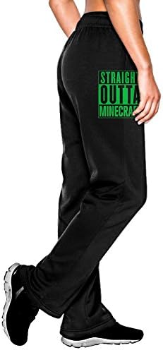 DoDo Women's Minecraft Running Pants XL Black
