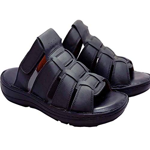 leather chappals for men online