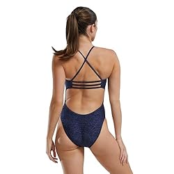 TYR Women's Durafast One Trinity Swimsuit, Navy, 26