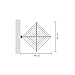 Brabantia Wallfix Wall-Mounted Rotary Dryer -78 ft, 375842