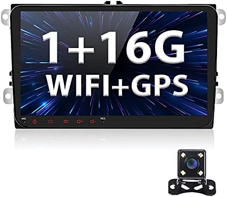 Podofo Double Din Car Stereo 9’’ HD Touch Screen Navigation Unit Android8.1 for VW/Golf/Passat/Touran/Skoda/Seat Support Offline GPS,FM/AM,Bluetooth,WiFi,Mirror Link,Dual USB+Backup Camera Podofo Double Din Car Stereo 9’’ HD Touch Screen Navigation Unit Android8.1 for VW/Golf/Passat/Touran/Skoda/Seat Support Offline GPS,FM/AM,Bluetooth,WiFi,Mirror Link,Dual USB+Backup Camera