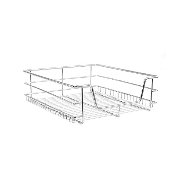 KuKoo-2-x-Kitchen-Pull-Out-Soft-Close-Baskets-600mm-Wide-Cabinet-Slide-Out-Wire-Storage-Drawers KuKoo 2 x Kitchen Pull Out Soft Close Heavy Duty Baskets, 600mm Wide Cabinet, Slide Out Wire Storage Drawers, Pull-Out…
