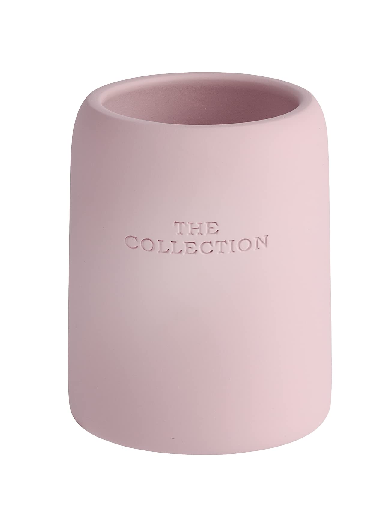 WENKO The Collection Toothbrush Tumbler, polyresin, Pink, 8 x 8 x 10 cm