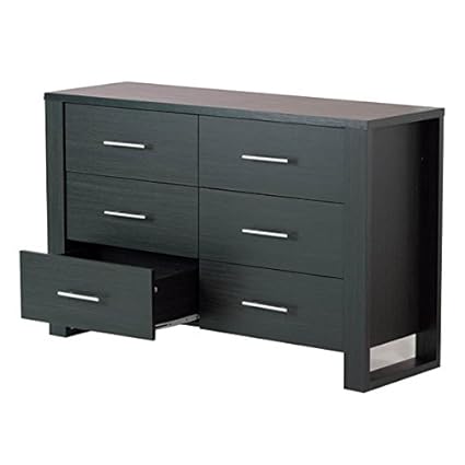Evana Sonoma Engineered Wood Fair Double Chest Of Drawers Wooden