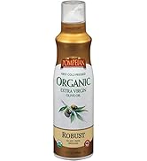 Pompeian USDA Certified Organic Extra Virgin Olive Oil Non-Stick Cooking Spray, Full-Bodied Flavo...