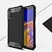 Heavy Duty Hybrid Dual Shockproof Anti-Scratch Protective Case for Samsung Galaxy A7 2018 (Black)