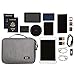 Dot&Dot Travel Tech Organizer - Electronic Cord Organizer Travel Carrying Case for Charger, Cable, Cell Phone, Gadget, Computer Accessories, Electronics - Portable Charge Cord Management Pouch