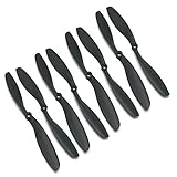 RAYCorp 8045 8-Inches Propellers, Pack of 8 (4CW,4CCW), Black