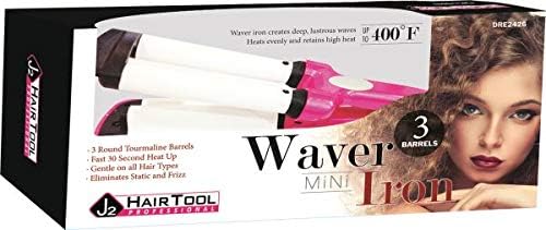 J2 Hair Tools 3-barrel Mini Waver Iron (Pack of 1)