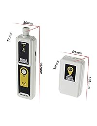 all sun ultrasónico detector de fugas y el transmisor polvo de agua del aire a presión de fugas con auriculares kit de accesorios indicador LED