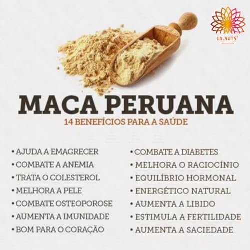 1 kg Maca Peruana em Pó Pura Premium Ca.Nuts | Marca Ca.Nuts (1 Kg)