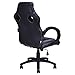 Giantex Gaming Chair Racing Style High Back Executive Office Chair Height Adjustable Ergonomic Desk Chair w/Padded Armrests, Mesh Bucket Seat and Lumbar Support (Black)