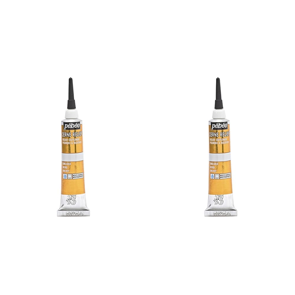 PEBEO CERNE RELIEF KING GOLD one size,20 ml (Pack of 2)