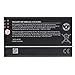 OEM Spare Replacement Battery (1800mAh) BP-4W for Nokia Lumia 810 - Non-Retail Packaging - Black