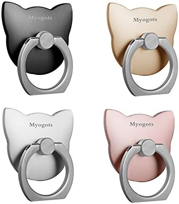 Phone Ring holder 4pcs &Cell Phone Stands 4 Pieces,Finger Grip Phone Holder 360 Degree Rotating,Ring Grip Kickstand,Anti Drop Ring for Universal With All cellphone Tablet etc