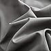 SUSYBAO Gray Duvet Cover Twin Size 100% Cotton 2 Pcs Set 1 Solid Color Single Duvet Cover with Zipper Ties 1 Pillow Sham Hotel Collection Grey Bedding Set Soft Lightweight