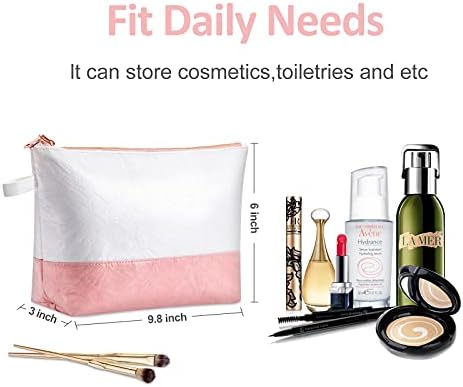 Reseplass Cosmetic Bag for Women - Lightweight Makeup Bag for Travel Accessories, Roomy Waterproof Makeup Cosmetic Pouch for Toiletries 2 Reseplass Cosmetic Bag for Women - Lightweight Makeup Bag for Travel Accessories, Roomy Waterproof Makeup Cosmetic Pouch for Toiletries