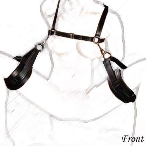 Erlove Bed Restraint System Kit Medical Grade Strap with Soft Furry Comfortable Wrist and Ankle Cuffs