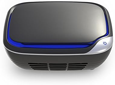 Car HEPA Air Purifier, Portable Travel Auto Air Cleaner with Cigarette Adapter Sedan Air Freshener Remove Cigarette Smoke Odor Smell Bacteria (black)