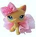 Pet Shop Accessories LPS Lot Pink Bow Skirt CAT NOT Included