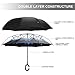 SHINE HAI Inverted Umbrella, Double Layer Windproof Reverse Umbrella, Self-Standing C-Shaped Handle Big Straight Umbrella, UV Protection, Inside-out Folding for Car