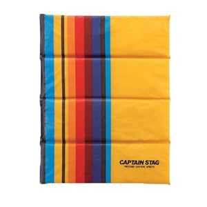 キャプテンスタッグ(CAPTAIN STAG) プレジャーFDザブトン イエローストライプ M-526