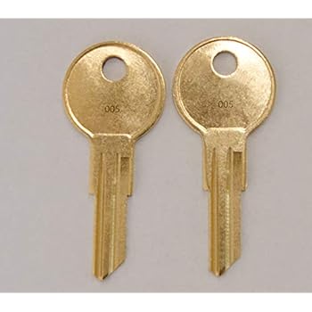 Pair Of 2 Replacement Keys For Code 001 002 003 004 005 Husky