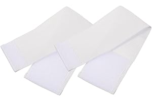 COOLHIYA 2Pcs Football Captain Armband Set Adjustable Elastic Blank DIY Soccer Player Bands for Team Sports Coaches and Playe