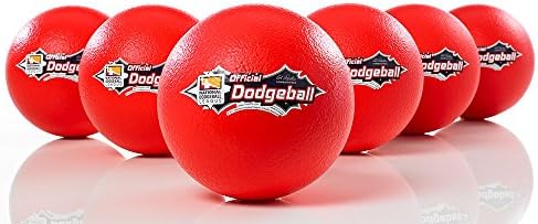 National Dodgeball League Dodgeballs (7" dia.), Set of 6