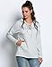 HITREE Ladies Women V-neck Long Sleeve Shawl Collar Hoodies Sweater (XL)