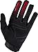 Fox Racing Ranger Men's Full Finger Glove: Black/Red MD