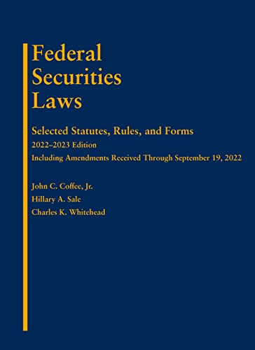Fed.Securities Laws:...2022 2023 Ed.
