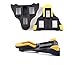 McDoo! 6 Degree Float Bike Cleats Self-locking Road Bike Pedal Cleats for Shimano SH-11 SPD-SL System, Yellowthumb 1