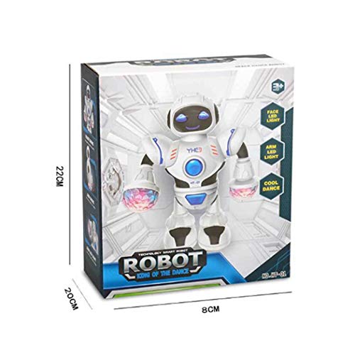 DREAMVAN Toddler Multifunctional LED Smart Robot Dance Music Kids Education Toys Robotics - Thumbnail 3