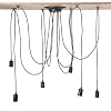 Industriële meerdere koppen plafondlamp licht houders, vintage antiek plafond 6 kops hanglamp kroonluchter voor…