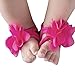 FEITONG@ 2016 0-12M Baby Toddler Infant Girls Barefoot Beach Sandals Shoes (Hot Pink)