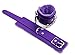 Jiuhexu Adjustable PU Leather Handcuffs Adjustable Soft Wrist Cuffs, Purple